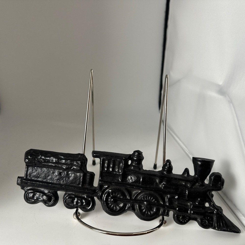 Train Wall Metal Art Home Decor 3x10 inch Railroad Locomotive Engine 2D